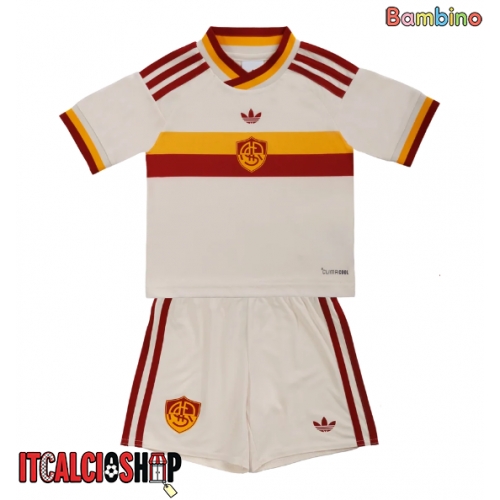 AS Roma Matias Soule #18 Seconda Maglia Bambino 2026-27 Manica Corta (+ Pantaloni corti)